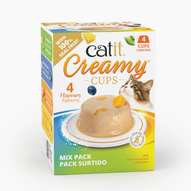 CATIT CREAMY CUPS MOUSSE GATOS SURTIDO