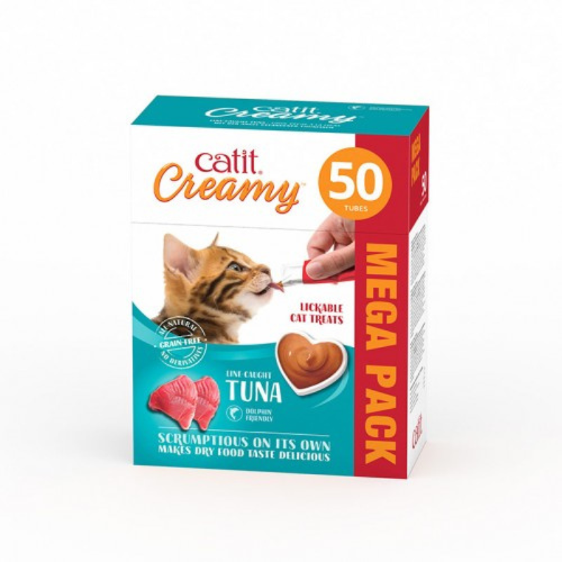 CATIT CREAMY DE ATUN (50 UNIDADES)