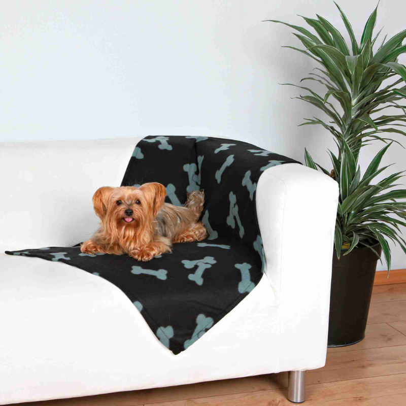 MANTA NEGRA BEANY TRIXIE PERROS 100 x 70 CM