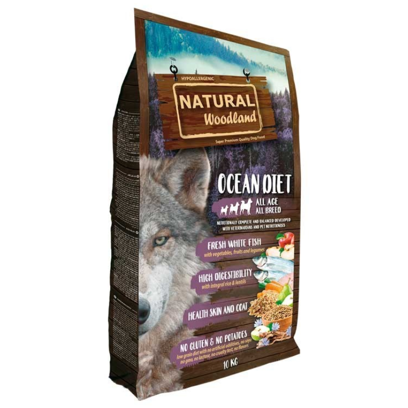 NATURAL WOODLAND OCEAN DIET PERROS 10 KG