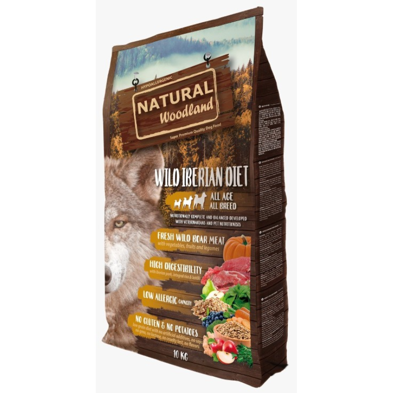 NATURAL WOODLAND WILD IBERIAN DIET PERROS 10 KG