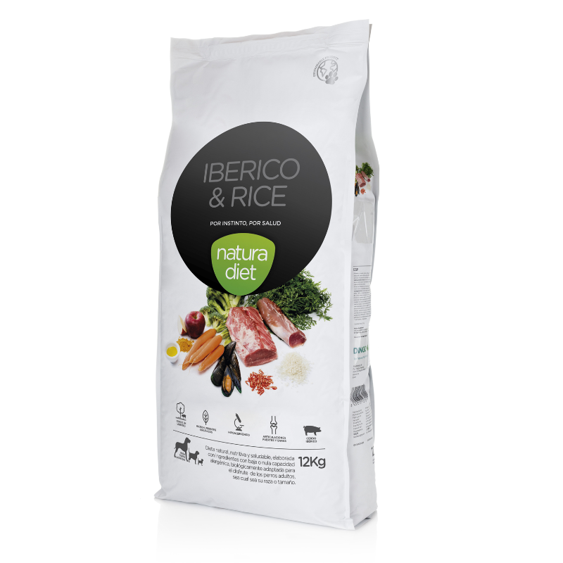 NATURA DIET CERDO Y ARROZ 12 KG