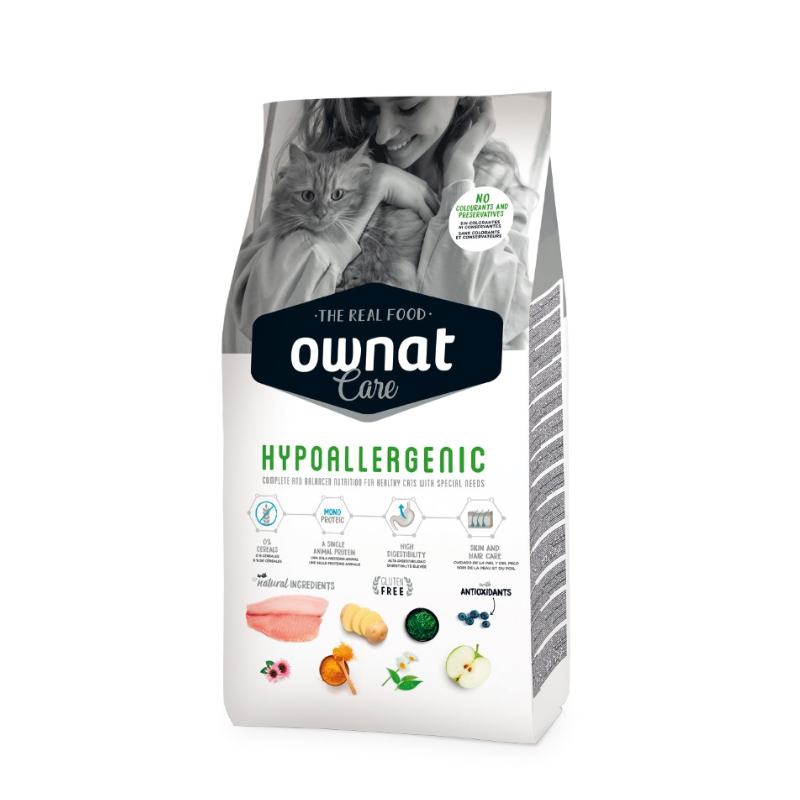 OWNAT CARE HYPOALLERGENIC GATO 3 KG