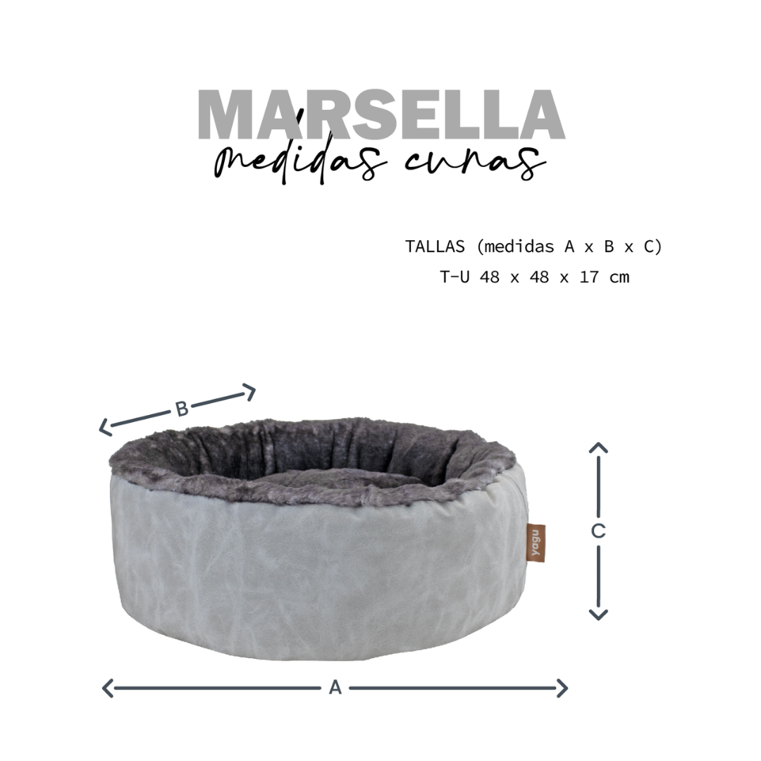 CAMA PARA PERROS VALLE MARSELLA YAGU 48 x 48 x 17 CM