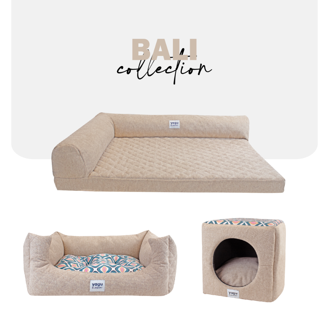 CAMA PARA PERROS ESQUINERA BALI YAGU 80 x 60 x 20 CM