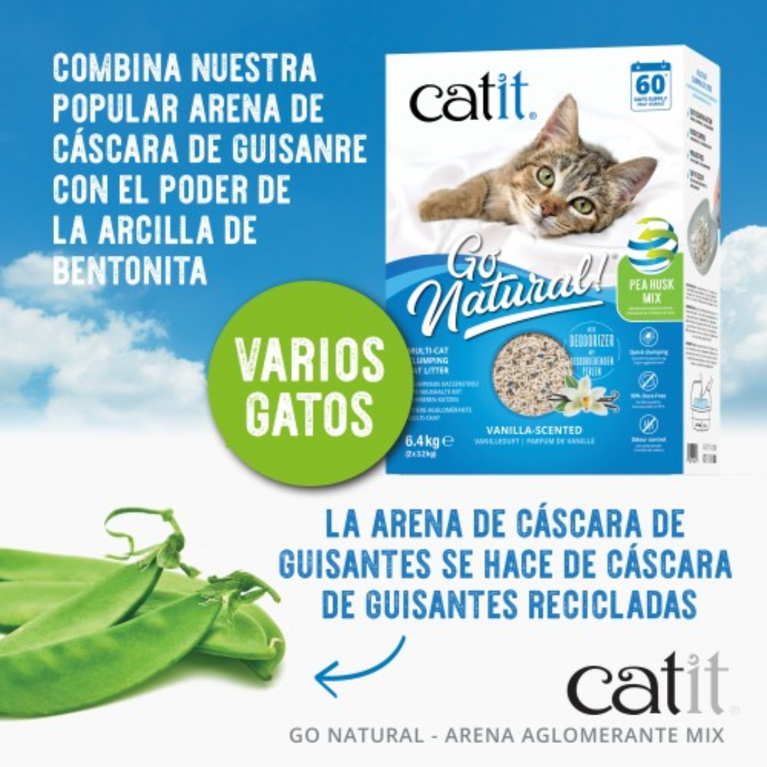 ARENA GO NATURAL CATIT MIX BENTO-GUISANTE 6,4 KG