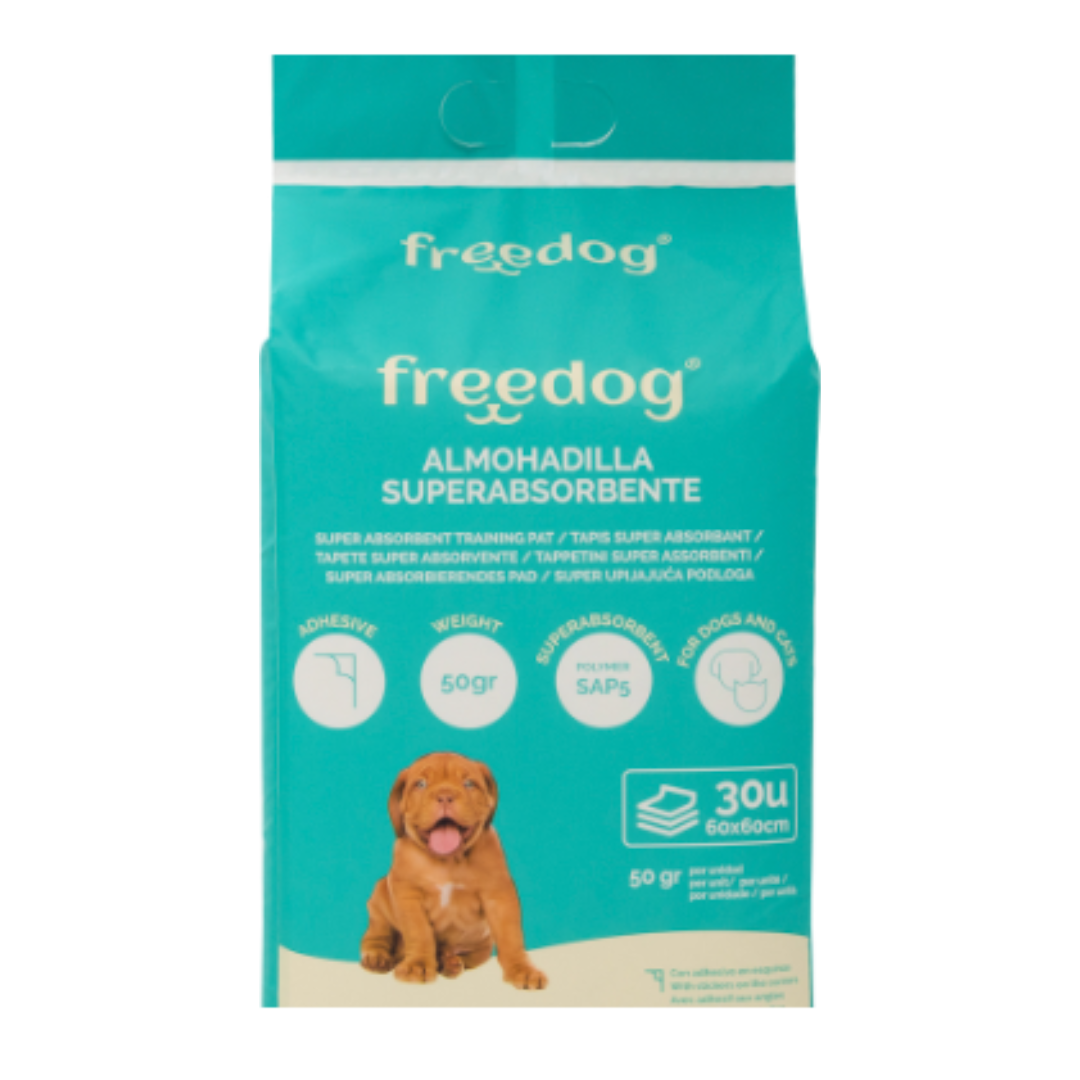 EMPAPADOR FREEDOG SUPER ABSORBENTE 60 X 60 (30 UNIDADES)