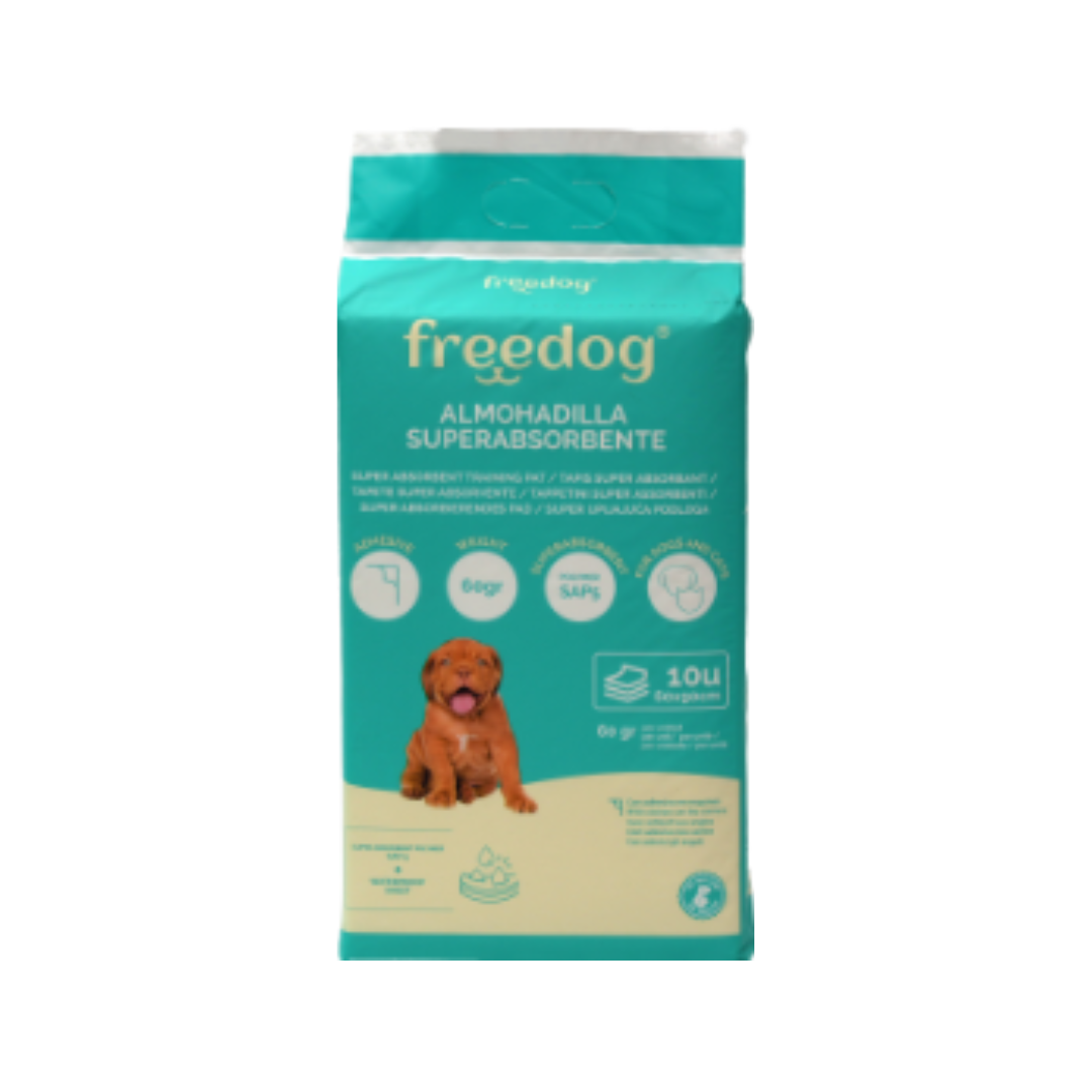 EMPAPADOR FREEDOG SUPER ABSORBENTE 60 X 90 (10 UNIDADES)