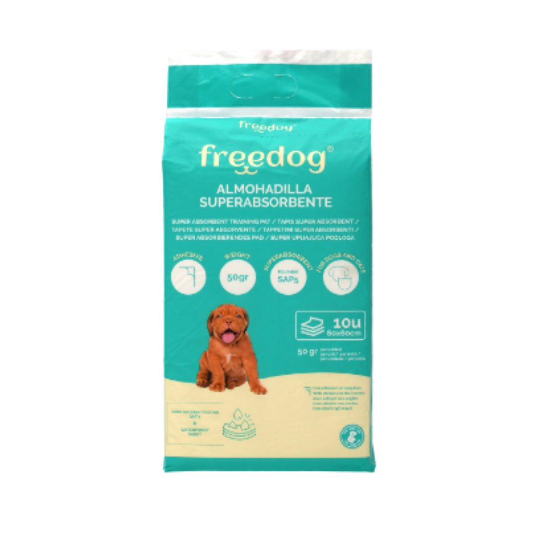 EMPAPADOR FREEDOG SUPER ABSORBENTE 60 X 60 (10 UNIDADES)