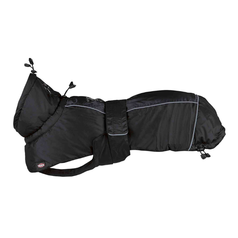 ABRIGO CAPA PERRO PRIME NEGRO 55 CM  TRIXIE