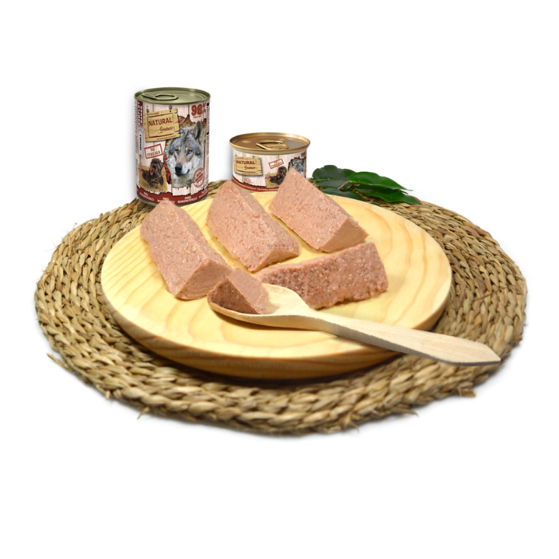 COMIDA HUMEDA PERROS NATURAL GREATNESS MONOPROTEICO PAVO 400 GRAMOS