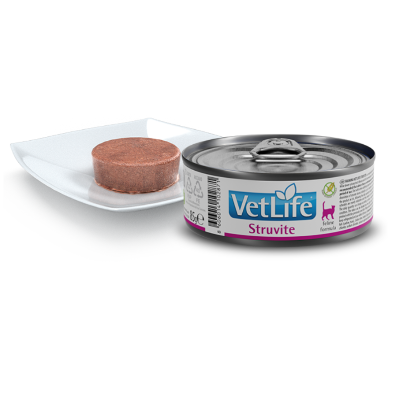 VET LIFE COMIDA HUMEDA GATOS STRUVITE 12X85 G