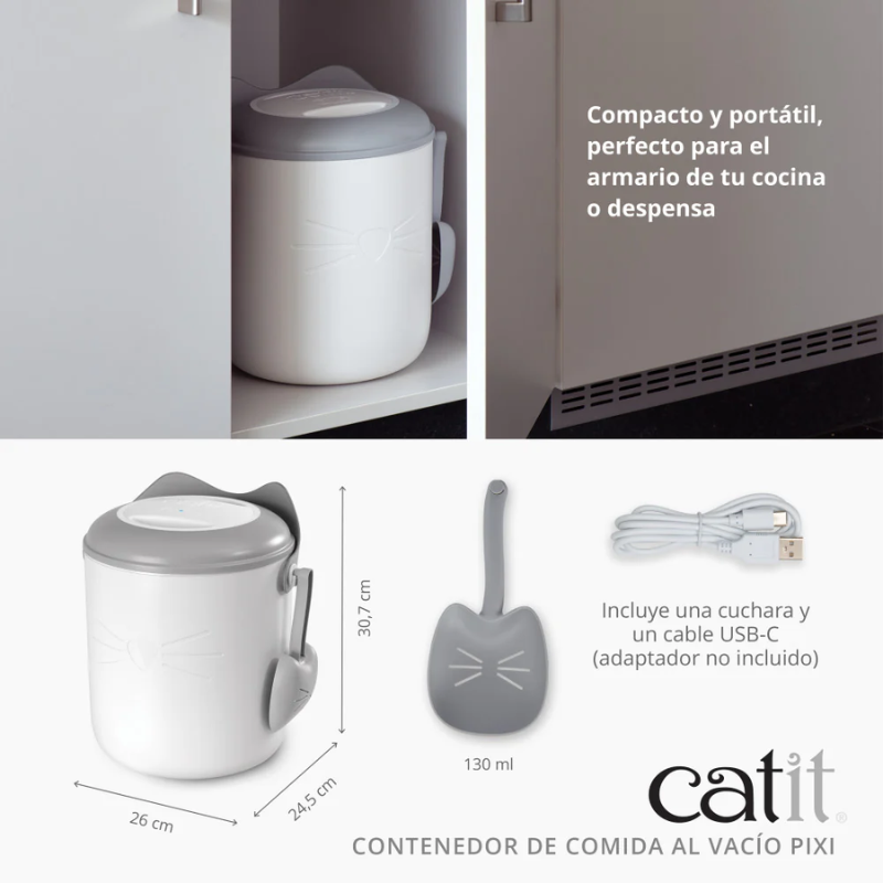 CONTENEDOR DE COMIDA AL VACÍO CATIT PIXI