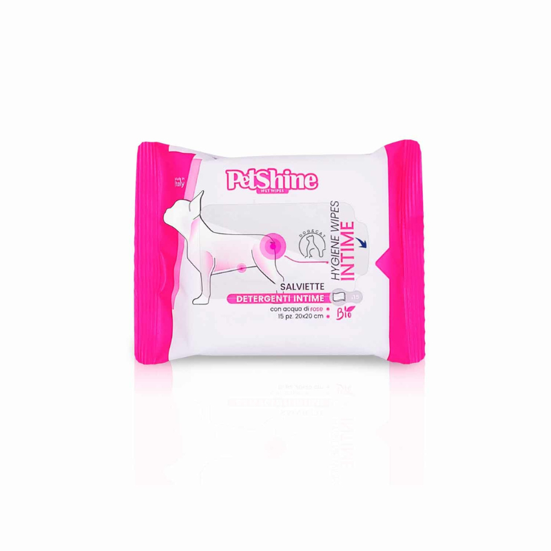 TOALLITAS HIGIENE PARA PERROS Y GATOS INTIMAS PETSHINE