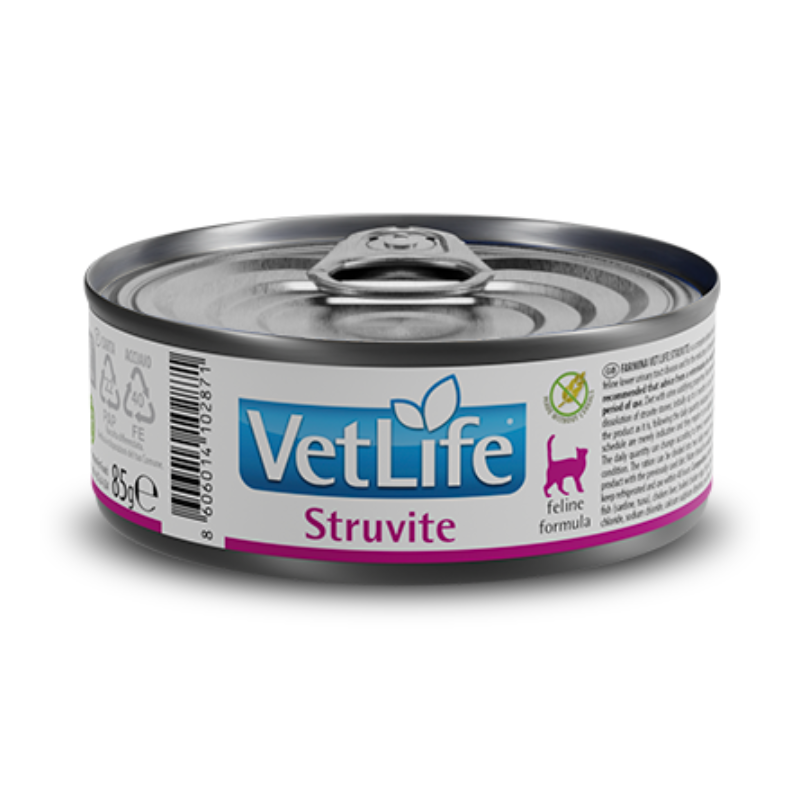 VET LIFE COMIDA HUMEDA GATOS STRUVITE 12X85 G