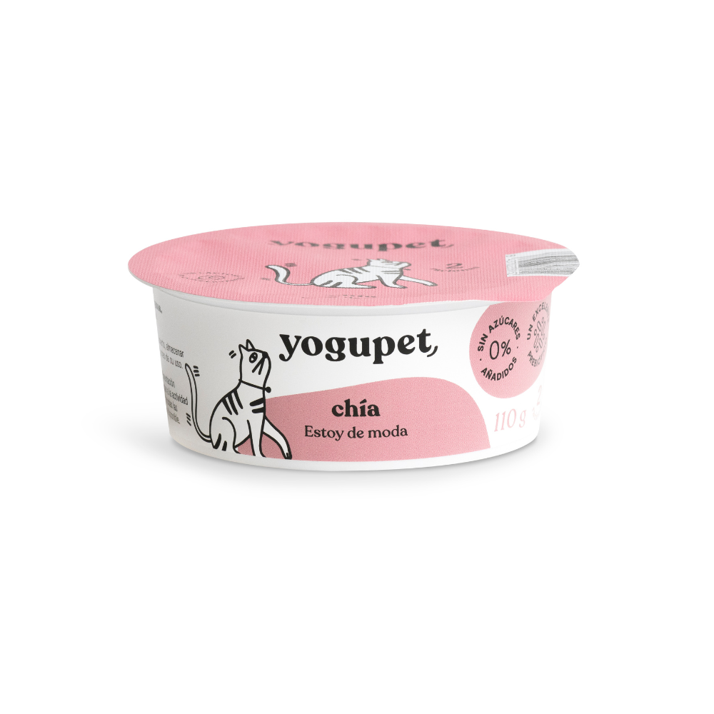 YOGUPET YOGURT CLASICO GATO CHIA 4X110GR