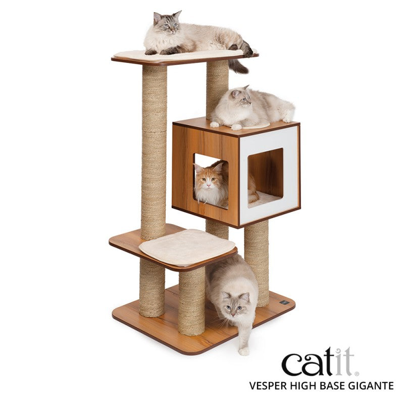 MUEBLE RASCADOR PARA GATOS CATIT VESPER HIGH BASE GIGANTE TORRE